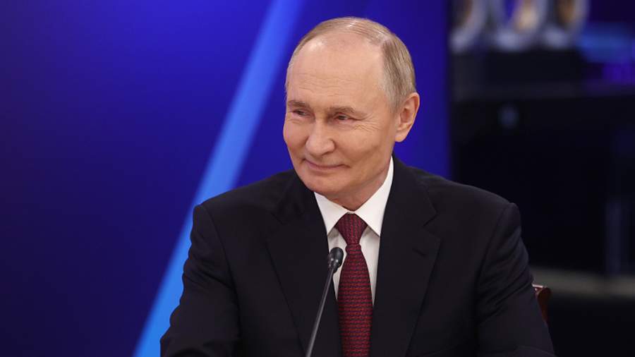 Путин выступает на Глобальном атомном форуме. Трансляция