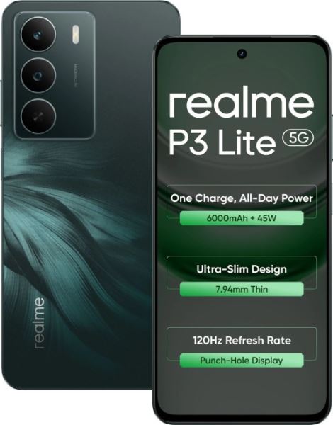 Дублепутаница. Realme P3 Lite 4G. Очередной бюджетный смартфон с ёмкой батарейкой