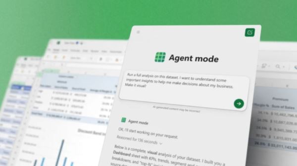 Microsoft запустила ИИ-агента в Excel и Word