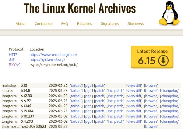 Релиз Linux 6.15