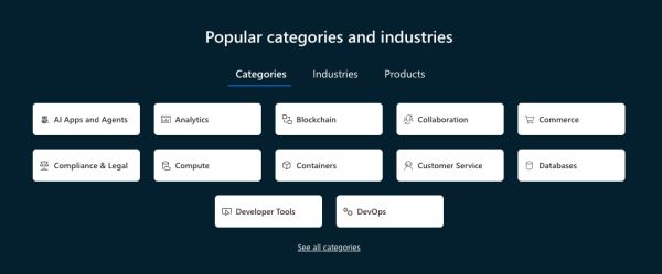Microsoft запустила площадку Microsoft Marketplace для продажи ИИ-приложений