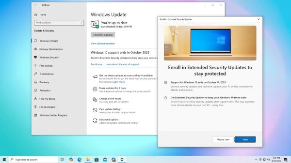 Microsoft предлагает обновления безопасности для Windows 10 за $30 в год или бесплатно при выполнении ряда условий
