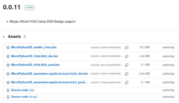 Релиз ОС MicroPythonOS 0.0.11 с GUI для микроконтроллеров типа ESP32 на базе инструментария MicroPython