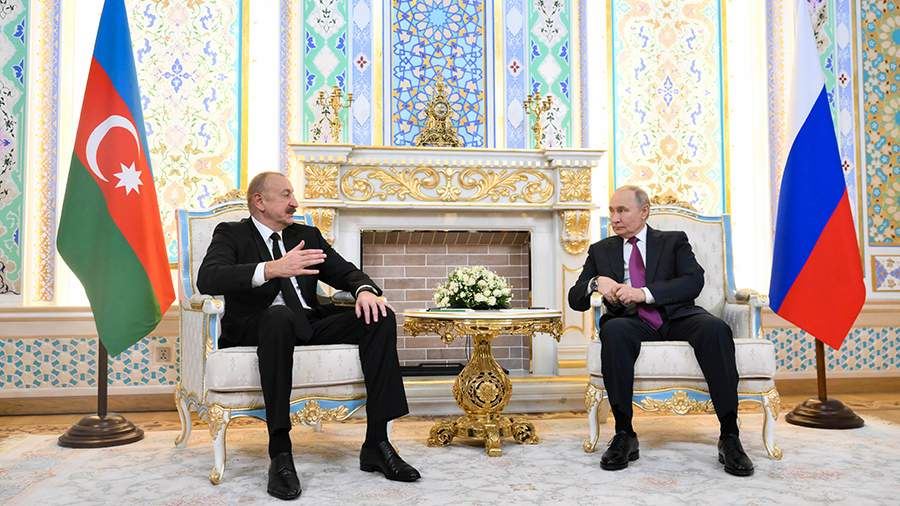 Песков раскрыл темы переговоров Путина и Алиева