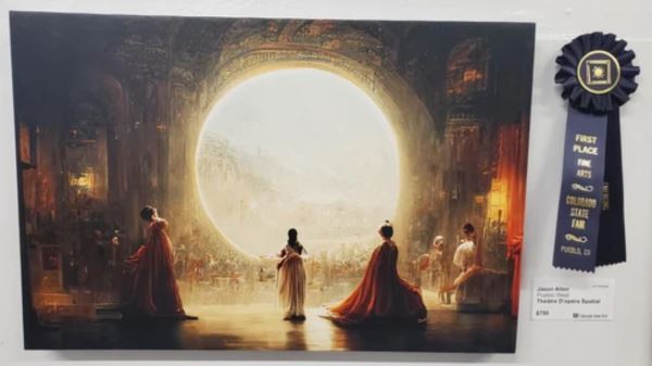 Создатель сгенерированной картины Theatre D'opera Spatial пытается отстоять права на неё