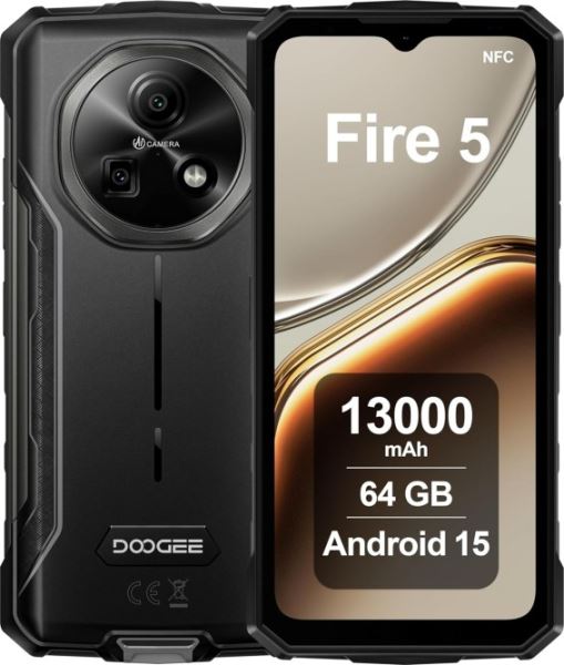 Doogee Fire 5, Fire 5 Pro, Fire 5 Ultra - унылые смартфоны-броневички
